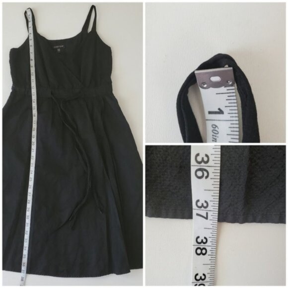 Eileen Fisher Black babydoll dress - Picture 8 of 14